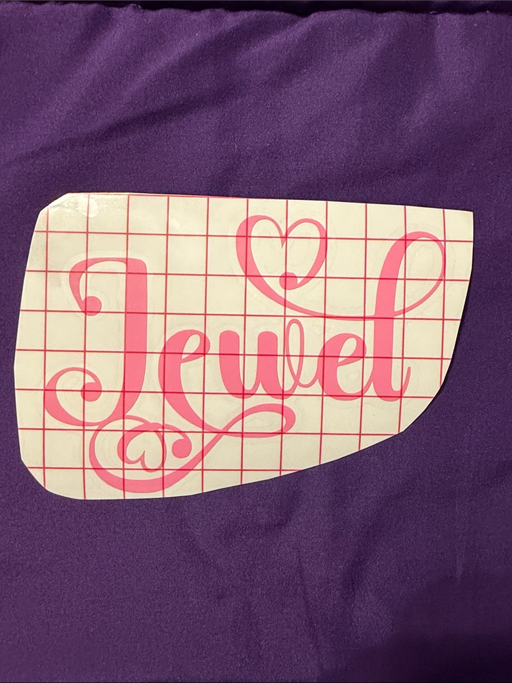 Vinyl cup decal